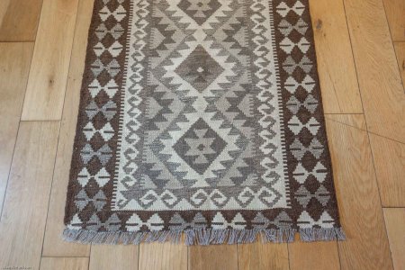 Hand-Made Mazar Kilim From Afghanistan