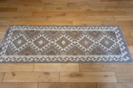 Hand-Made Mazar Kilim From Afghanistan