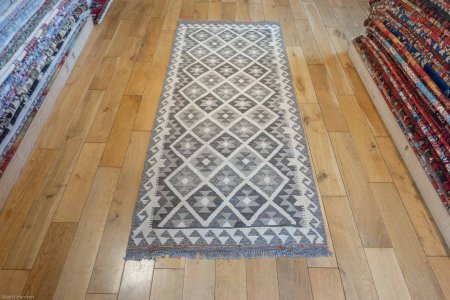 Hand-Made Mazar Kilim From Afghanistan