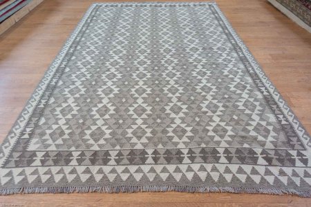Hand-Made Mazar Kilim From Afghanistan