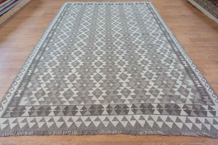 Hand-Made Mazar Kilim From Afghanistan