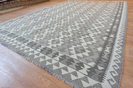 Hand-Made Mazar Kilim From Afghanistan