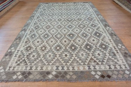 Hand-Made Mazar Kilim From Afghanistan