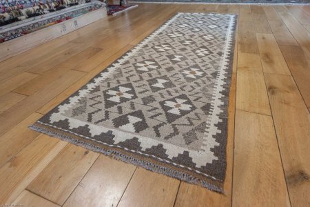 Hand-Made Mazar Kilim From Afghanistan