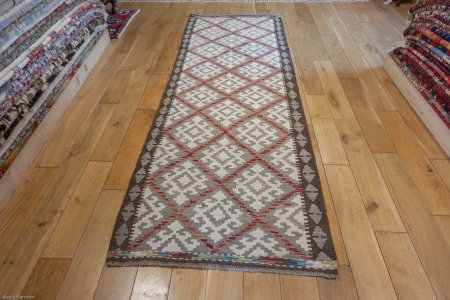 Hand-Made Mazar Kilim From Afghanistan