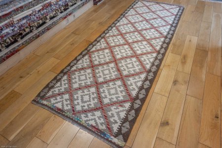 Hand-Made Mazar Kilim From Afghanistan