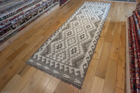 Hand-Made Mazar Kilim From Afghanistan