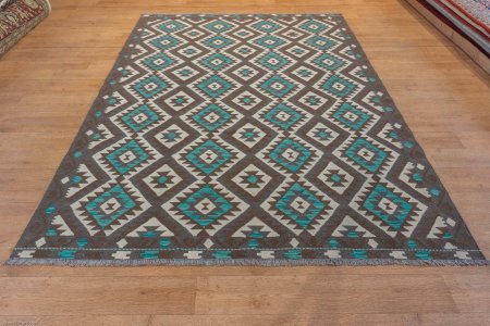 Hand-Made Mazar Kilim From Afghanistan