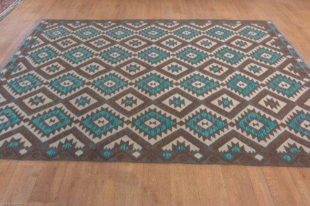 Hand-Made Mazar Kilim From Afghanistan