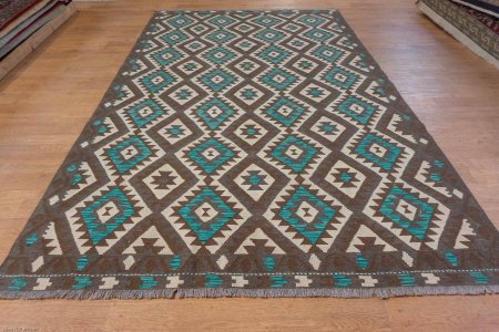 Hand-Made Mazar Kilim From Afghanistan