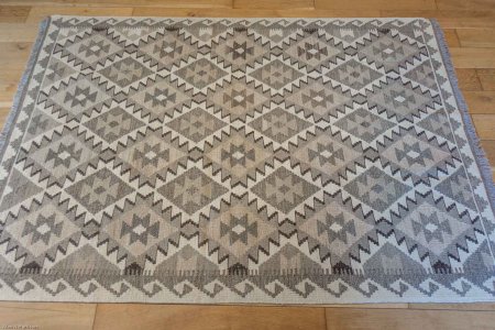 Hand-Made Mazar Kilim From Afghanistan