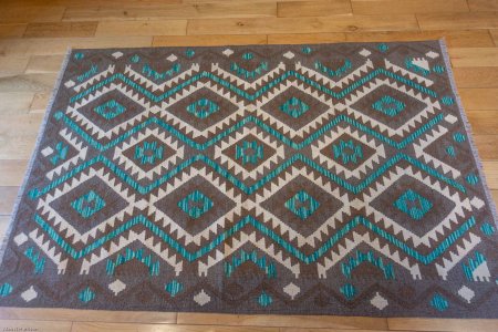 Hand-Made Mazar Kilim From Afghanistan