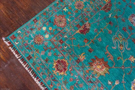 Hand-Knotted Sultanabad Rug From Afghanistan