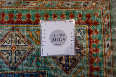 Hand-Knotted Waziri Rug From Afghanistan