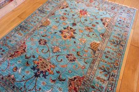 Hand-Knotted Sultanabad Rug From Afghanistan