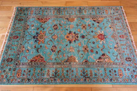 Hand-Knotted Sultanabad Rug From Afghanistan