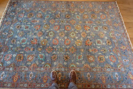 Hand-Knotted Sultanabad Rug From Afghanistan