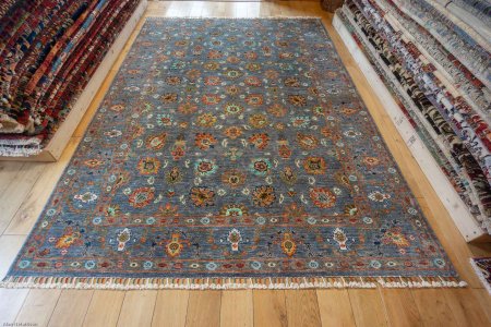 Hand-Knotted Sultanabad Rug From Afghanistan