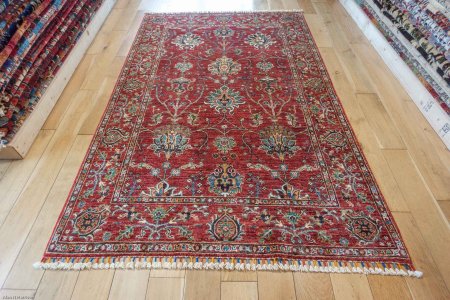 Hand-Knotted Sultanabad Rug From Afghanistan