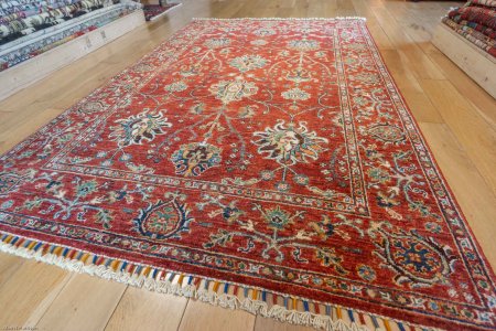 Hand-Knotted Sultanabad Rug From Afghanistan