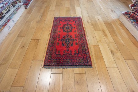 Hand-Knotted Khan Mahomadi Rug From Afghanistan