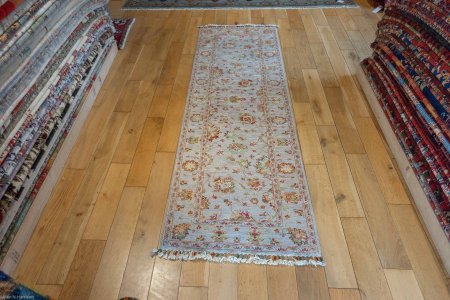 Hand-Knotted Sultanabad Runner From Afghanistan