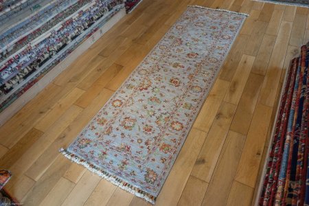 Hand-Knotted Sultanabad Runner From Afghanistan