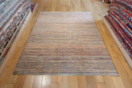 Hand-Knotted Berber Natural Rug From Afghanistan