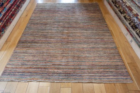 Hand-Knotted Berber Natural Rug From Afghanistan