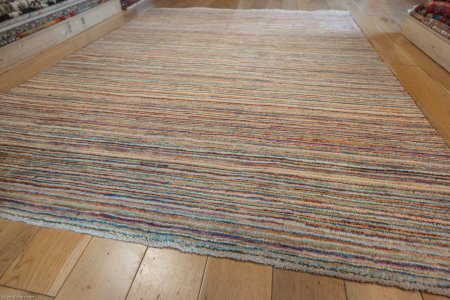 Hand-Knotted Berber Natural Rug From Afghanistan