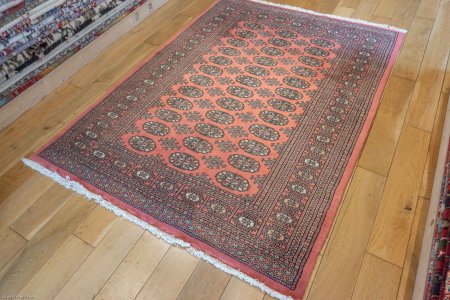 Hand-Knotted Bokhara Rug From Pakistan