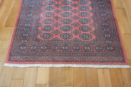 Hand-Knotted Bokhara Rug From Pakistan