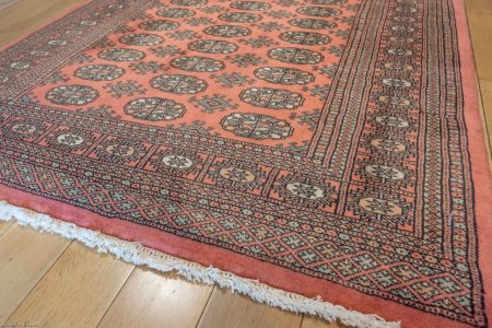 Hand-Knotted Bokhara Rug From Pakistan