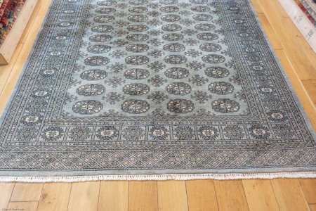 Hand-Knotted Bokhara Rug From Pakistan