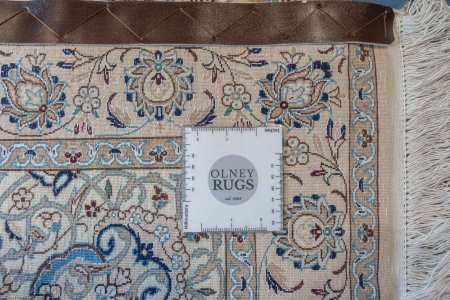 Hand-Knotted Nain Rug From Iran (Persian)