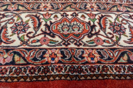 Hand-Knotted Fine Bidjar Rug From Iran (Persian)