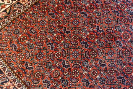 Hand-Knotted Fine Bidjar Rug From Iran (Persian)