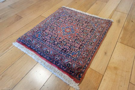 Hand-Knotted Fine Bidjar Rug From Iran (Persian)