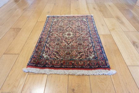 Hand-Knotted Fine Bidjar Rug From Iran (Persian)