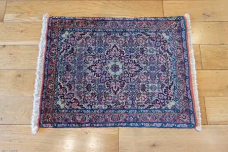 Hand-Knotted Fine Bidjar Rug From Iran (Persian)