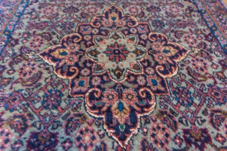Hand-Knotted Fine Bidjar Rug From Iran (Persian)