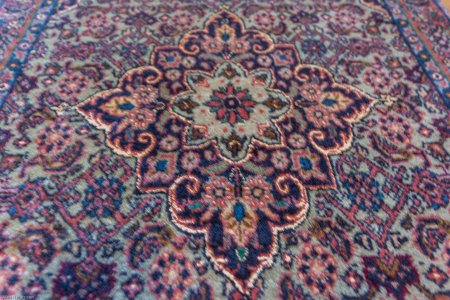 Hand-Knotted Fine Bidjar Rug From Iran (Persian)