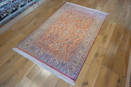 Hand-Knotted Kashmir Rug From India