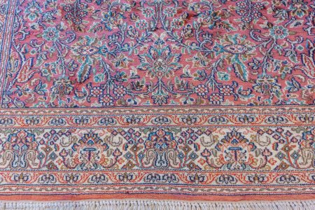 Hand-Knotted Kashmir Rug From India