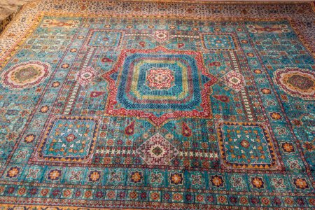 Hand-Knotted Fine Mamluk Rug From Afghanistan
