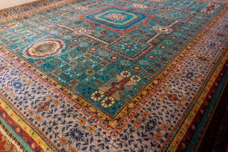Hand-Knotted Fine Mamluk Rug From Afghanistan