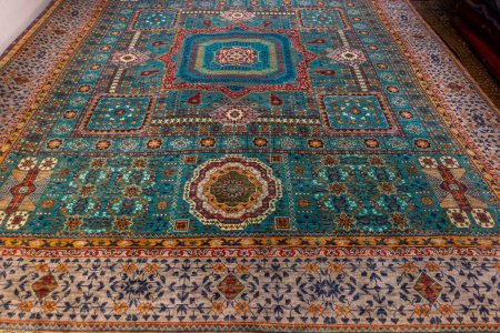 Hand-Knotted Fine Mamluk Rug From Afghanistan
