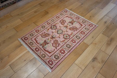 Hand-Knotted Chubi Rug From Afghanistan