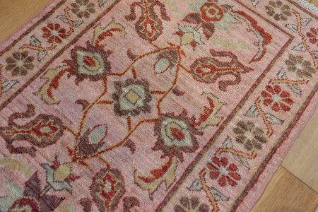 Hand-Knotted Chubi Rug From Afghanistan
