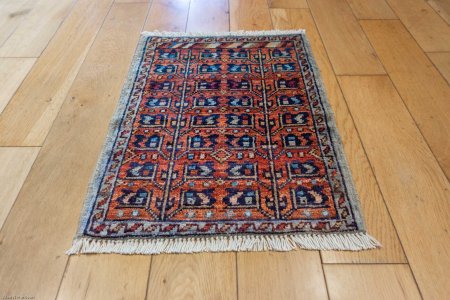 Hand-Knotted Chubi Rug From Afghanistan